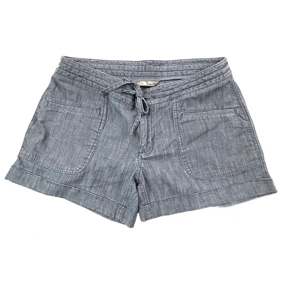 The North Face 8 blue minimalist shorts